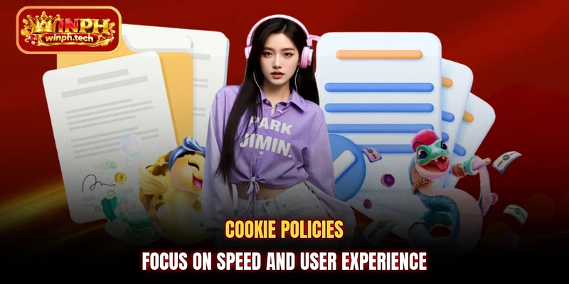 Cookie policies focus on speed and user experience