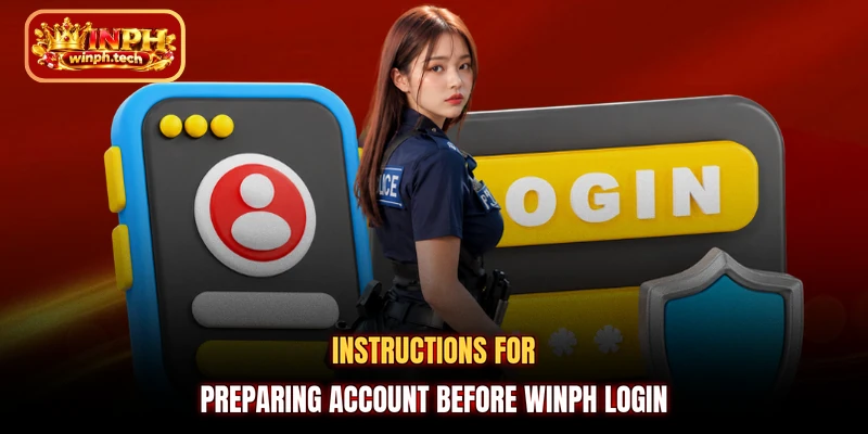 Instructions for preparing account before WINPH Login