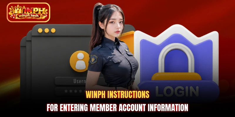 WINPH instructions for entering member account information